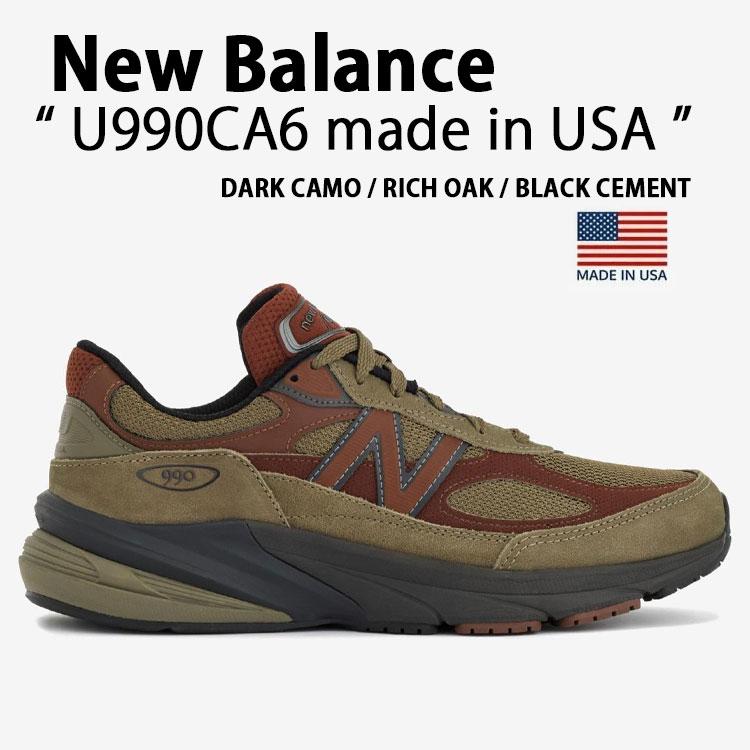【美品】USA製 ニューバランス990 スニーカー 27cm カーキ ストリート New Balance（ニューバランス） USA スニーカー U990CA6 KHAKI