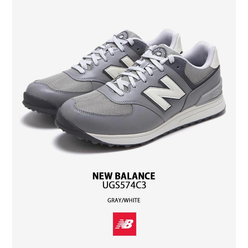 New Balance ニューバランス スニーカー UGS574 UGS574C3 ゴルフシューズ GRAY WHITE シューズ グレー ホワイト スパイクレス メンズ レディース｜snkrs-aclo｜02