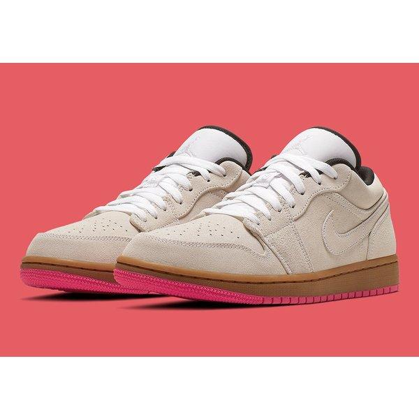 NIKE AIR JORDAN 1 LOW BEIGE / GUM / HYPERPINK ナイキ ジョーダン CJ7891-400｜snkrs-aclo｜04