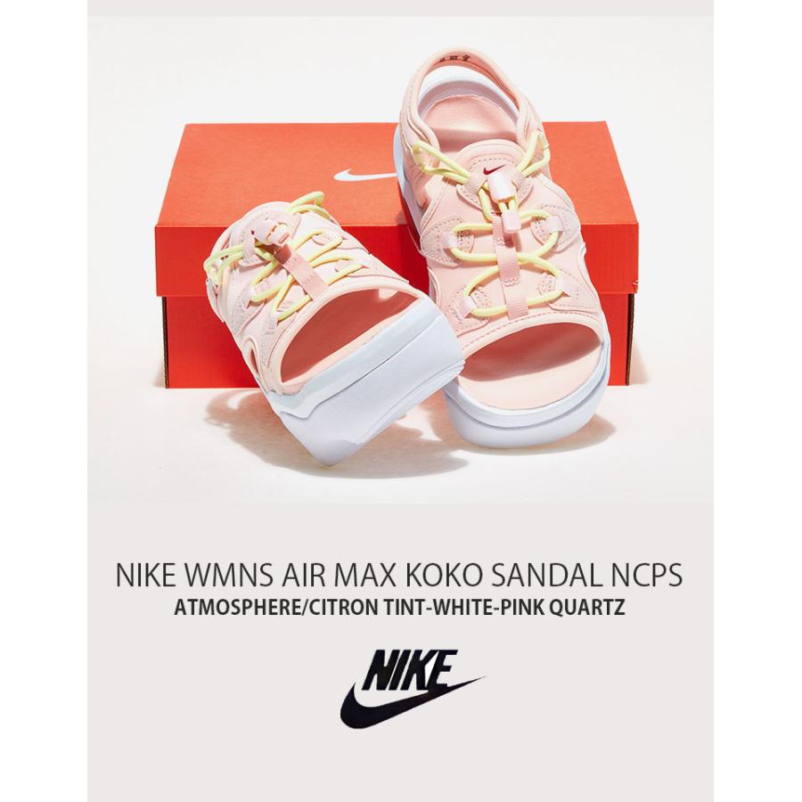 NIKE ナイキ レディース サンダル WMNS AIR MAX KOKO SANDAL NCPS エア マックス ココ サンダル  DV0759-610 ピンク ホワイト 厚底 女性用｜snkrs-aclo｜02