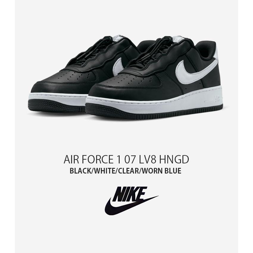 NIKE ナイキ スニーカー AIR FORCE 1 07 LV8 HNGD エア フォース ワン エアフォースワン DZ5070-010 ブラック ホワイト メンズ 男性用｜snkrs-aclo｜02