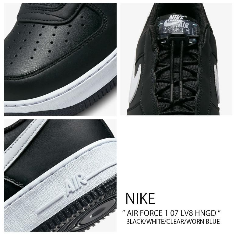 NIKE ナイキ スニーカー AIR FORCE 1 07 LV8 HNGD エア フォース ワン エアフォースワン DZ5070-010 ブラック ホワイト メンズ 男性用｜snkrs-aclo｜03