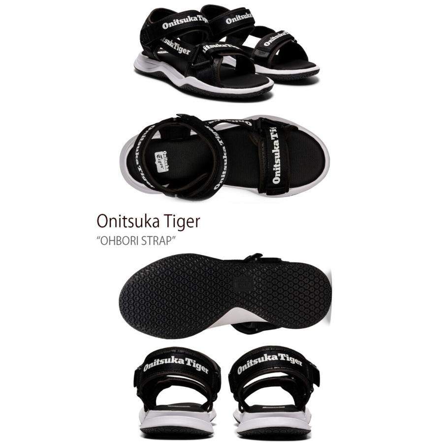 Onitsuka Tiger オニツカタイガー サンダル OHBORI STRAP BLACK Onitsuka Tiger オニツカタイガー サンダル OHBORI STRAP BLACK