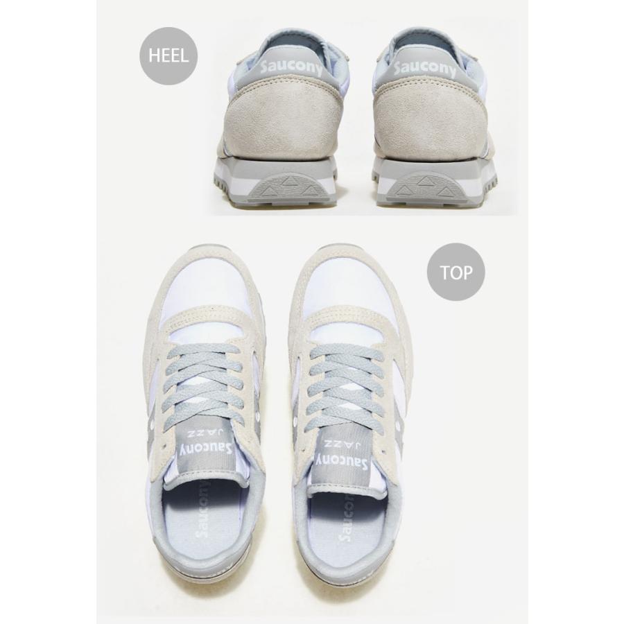 Saucony サッカニー スニーカー JAZZ ORIGINAL WHITE GRAY S2044 Saucony サッカニー スニーカー JAZZ ORIGINAL WHITE GRAY S2044