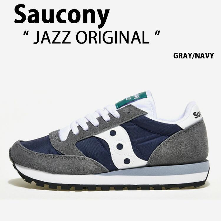 Saucony サッカニー スニーカー JAZZ ORIGINAL GRAY NAVY S2044 Saucony サッカニー スニーカー JAZZ ORIGINAL GRAY NAVY S2044