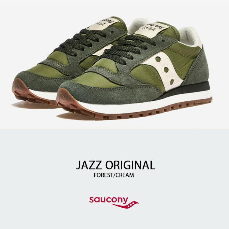 Saucony サッカニー スニーカー JAZZ ORIGINAL FOREST CREAM Saucony サッカニー スニーカー JAZZ ORIGINAL FOREST CREAM