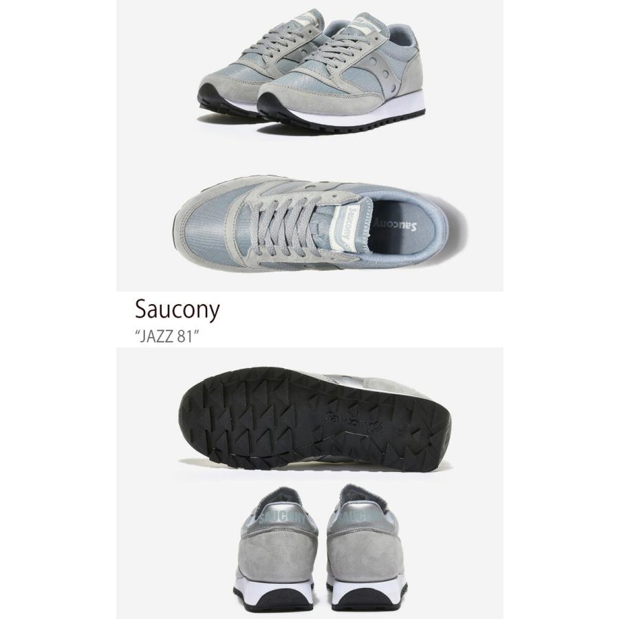 Saucony（サッカニー） スニーカー JAZZ 81 GREY SILVER S70539-3