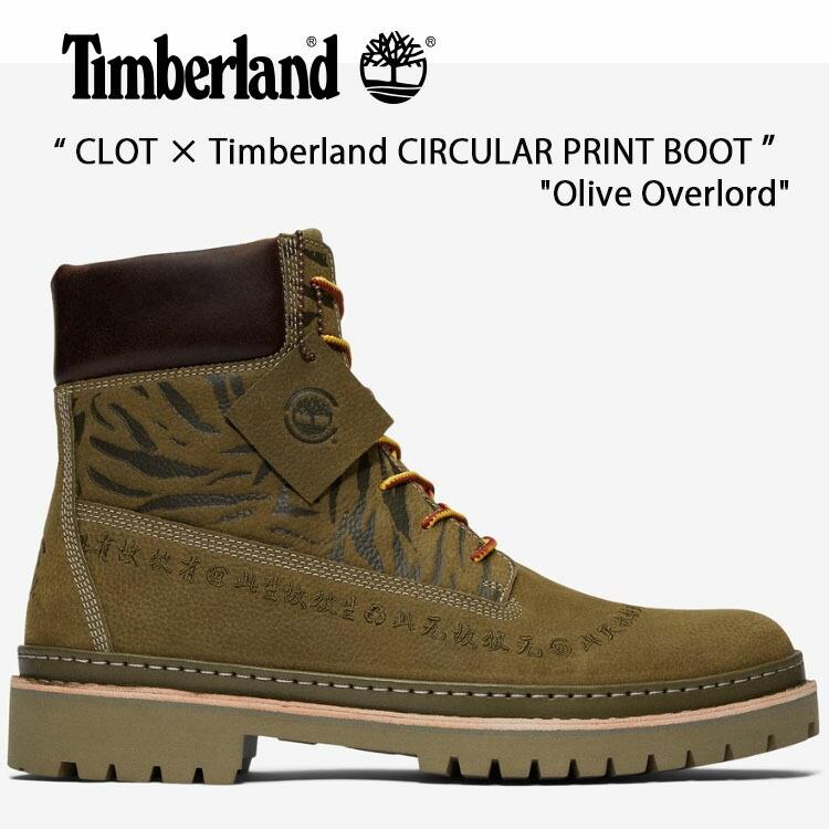 Timberland ブーツ CLOT × Timberland Men's Green 6 Circular Premium Print Boot  Olive 6インチ ブーツ オリーブ Tb0a66jka58 5531-499-1689 コラボ ブーツ : tmb-bt-tb0a66jka58  