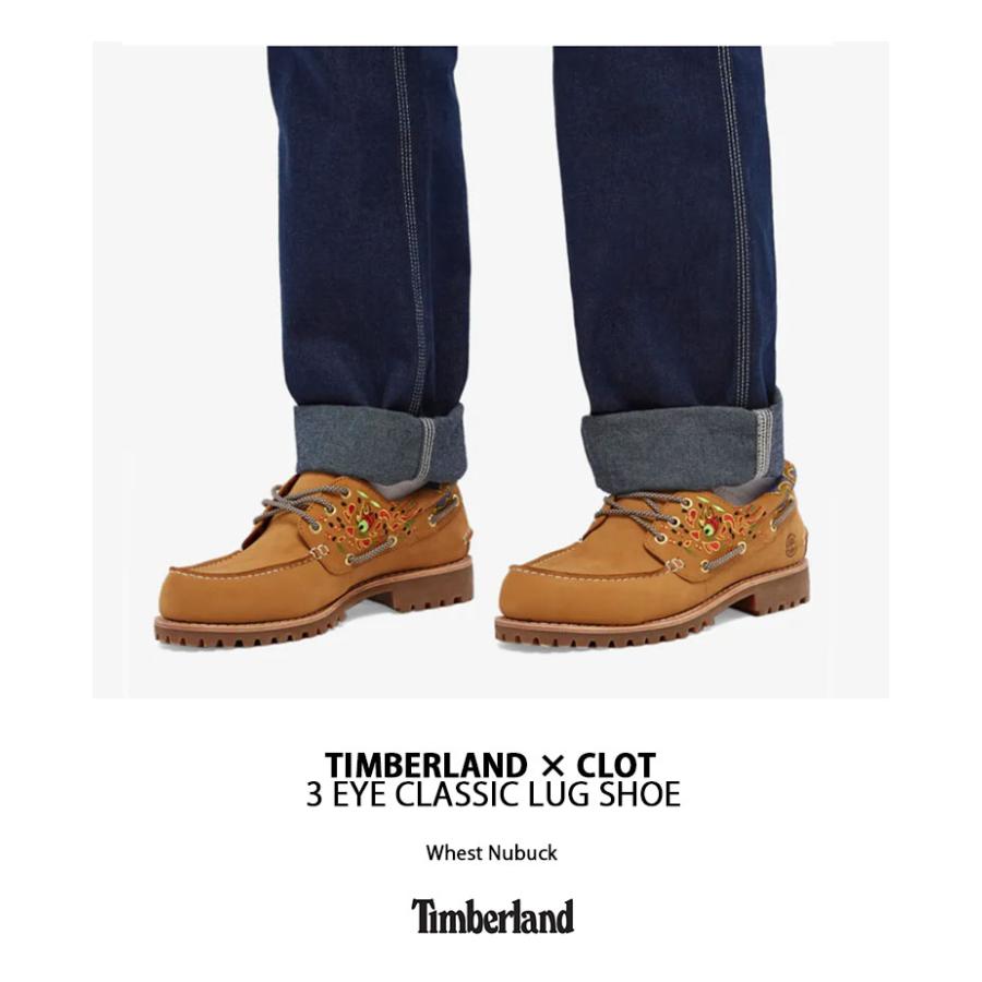 Timberland CLOT デッキシューズ 3 EYE CLASSIC LUG SHOE WHEAT Timberland CLOT デッキシューズ 3 EYE CLASSIC LUG SHOE WHEAT