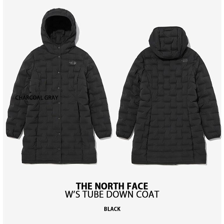 THE NORTH FACE ノースフェイス レディース ダウン W'S TUBE DOWN COAT ダウンコート コート ロングダウン ベンチコート BLACK チューブダウン NC1DN83A｜snkrs-aclo｜02