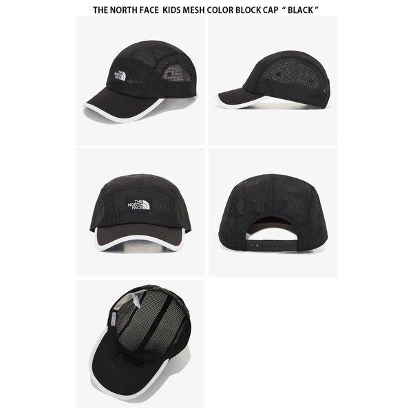 THE NORTH FACE ノースフェイス キッズ ベースボールキャップ KIDS MESH COLOR BLOCK CAP キャップ 帽子 メッシュ ロゴ 子供用 男の子 女の子 NE3CN01R/S/T｜snkrs-aclo｜02