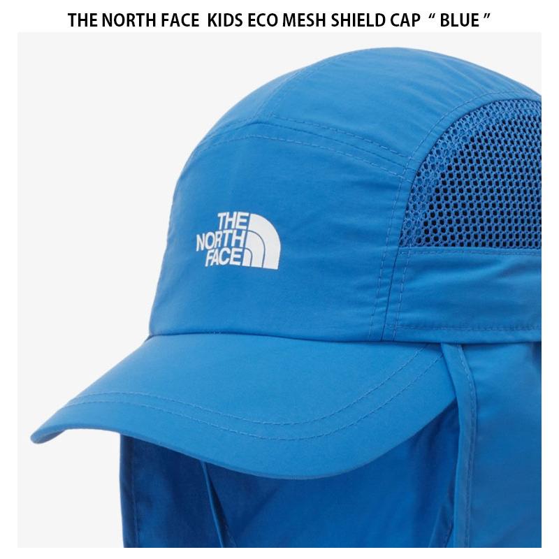 THE NORTH FACE ノースフェイス キッズ ベースボールキャップ KIDS ECO MESH SHIELD CAP エコ メッシュ シールド キャップ 帽子 日よけ 子供用 NE3CP01R/S/T/Uの画像