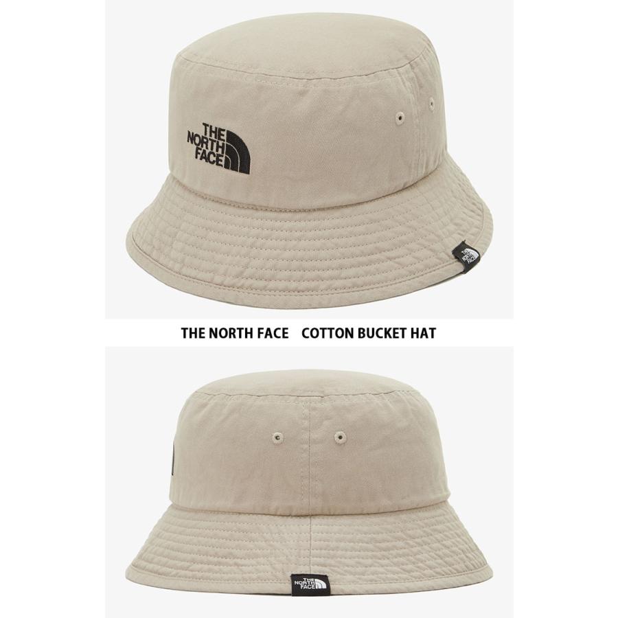 THE NORTH FACE ノースフェイス バケットハット COTTON BUCKET HAT ハット バケハ BEIGE CREAM WHITE 帽子 サファリハット NE3HP03K/L/M｜snkrs-aclo｜06