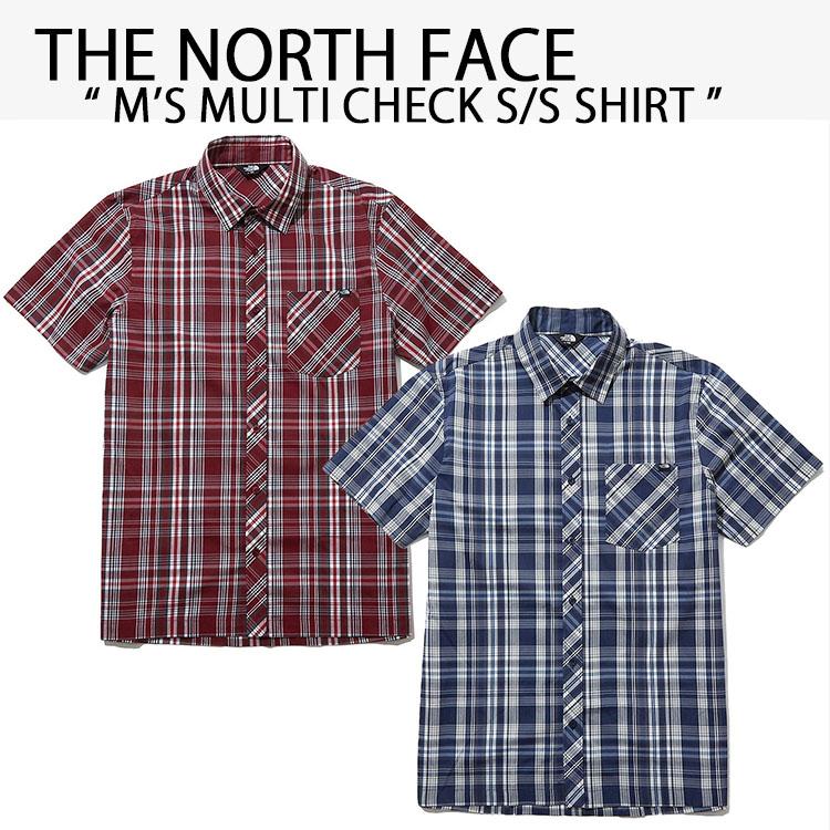 THE NORTH FACE ノースフェイス 半袖 チェックシャツ M'S MULTI THE NORTH FACE ノースフェイス 半袖 チェックシャツ M'S MULTI