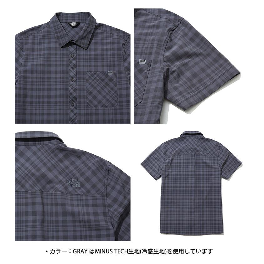 THE NORTH FACE ノースフェイス 半袖 チェックシャツ M'S MULTI THE NORTH FACE ノースフェイス 半袖 チェックシャツ M'S MULTI