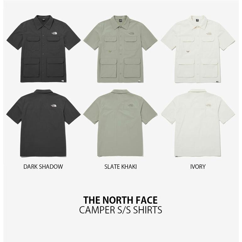 THE NORTH FACE ノースフェイス カジュアルシャツ CAMPER S/S SHIRTS キャンパー ショートスリーブ シャツ 半袖 ロゴ メンズ レディース NH8SP00A/B/C｜snkrs-aclo｜05