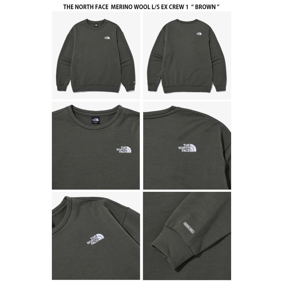 THE NORTH FACE ノースフェイス ロンT MERINO WOOL L/S EX CREW 1 メリノウール ロングスリーブ メンズ レディース 男性用 女性用 NI5MN53A/D/E/F/G/H｜snkrs-aclo｜06