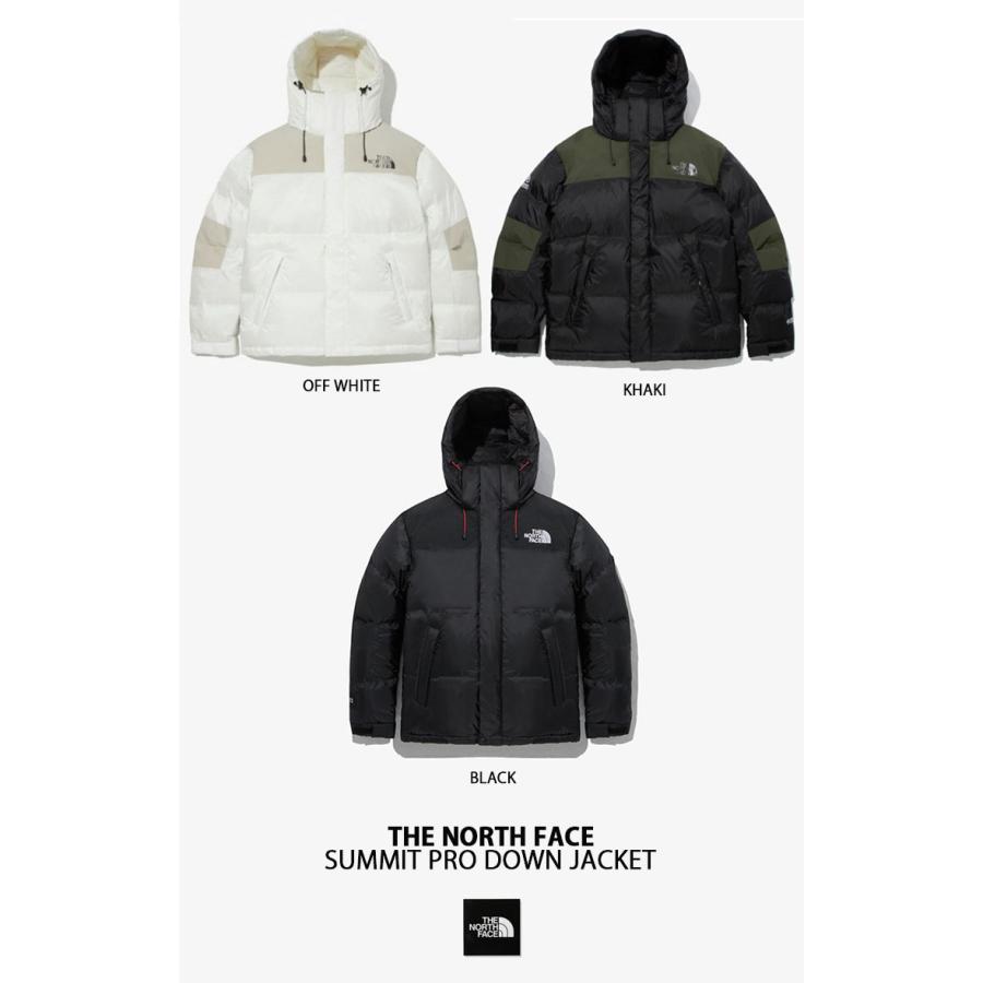 THE NORTH FACE ノースフェイス ダウン SUMMIT PRO DOWN JACKET GORE-TEX ゴアテックス ダウンジャケット  BLACK KHAKI WHITE サミット NJ1DP79A NJ1DM94B/C