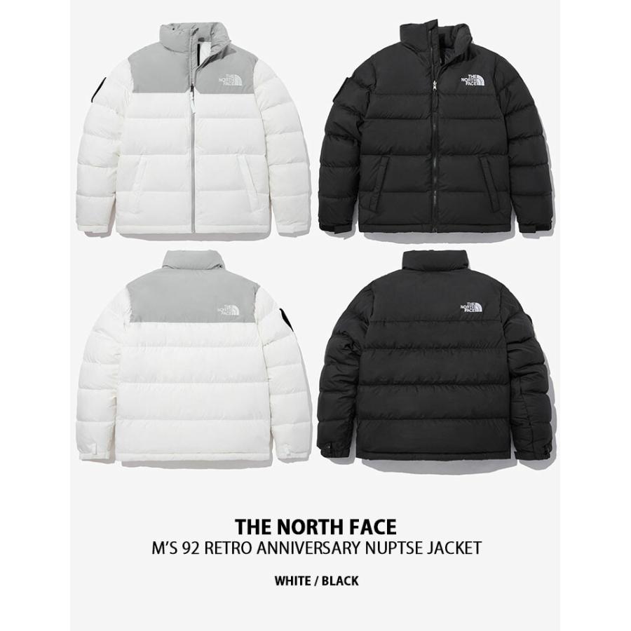 THE NORTH FACE ノースフェイス ダウンジャケット M'S 92 RETRO ANNIVERSARY NUPTSE JACKET ダウン  ヌプシダウン BLACK WHITE NJ1DN59A/B