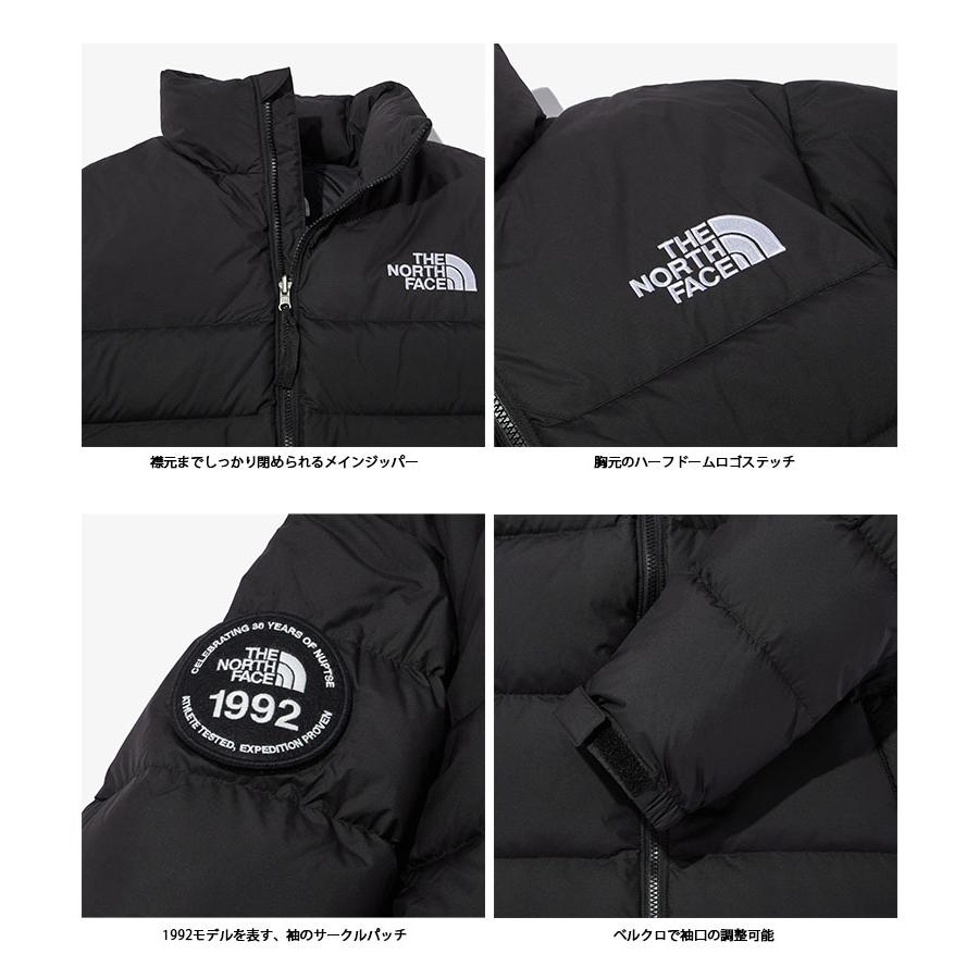 THE NORTH FACE ノースフェイス ダウンジャケット M'S 92 RETRO ANNIVERSARY NUPTSE JACKET ダウン  ヌプシダウン BLACK WHITE NJ1DN59A/B