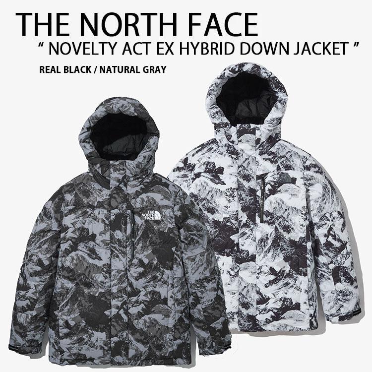 THE NORTH FACE ノースフェイス ダウンジャケット NOVELTY ACT EX HYBRID DOWN JACKET ダウン ジャケット  ショートダウン フード BLACK GRAY WHITE NJ1DN78A/B : tnf-nj1dn78 : セレクトショップ a-clo - 