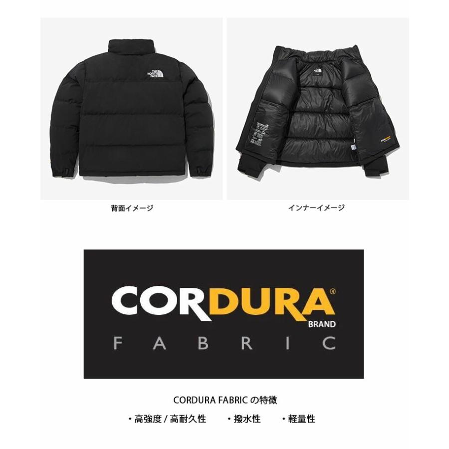 THE NORTH FACE ノースフェイス ダウンジャケット M'S 1996 CORDURA NUPTSE JACKET ヌプシダウン ジャケット  BLACK コーデュラファブリック ブラック NJ1DN85A