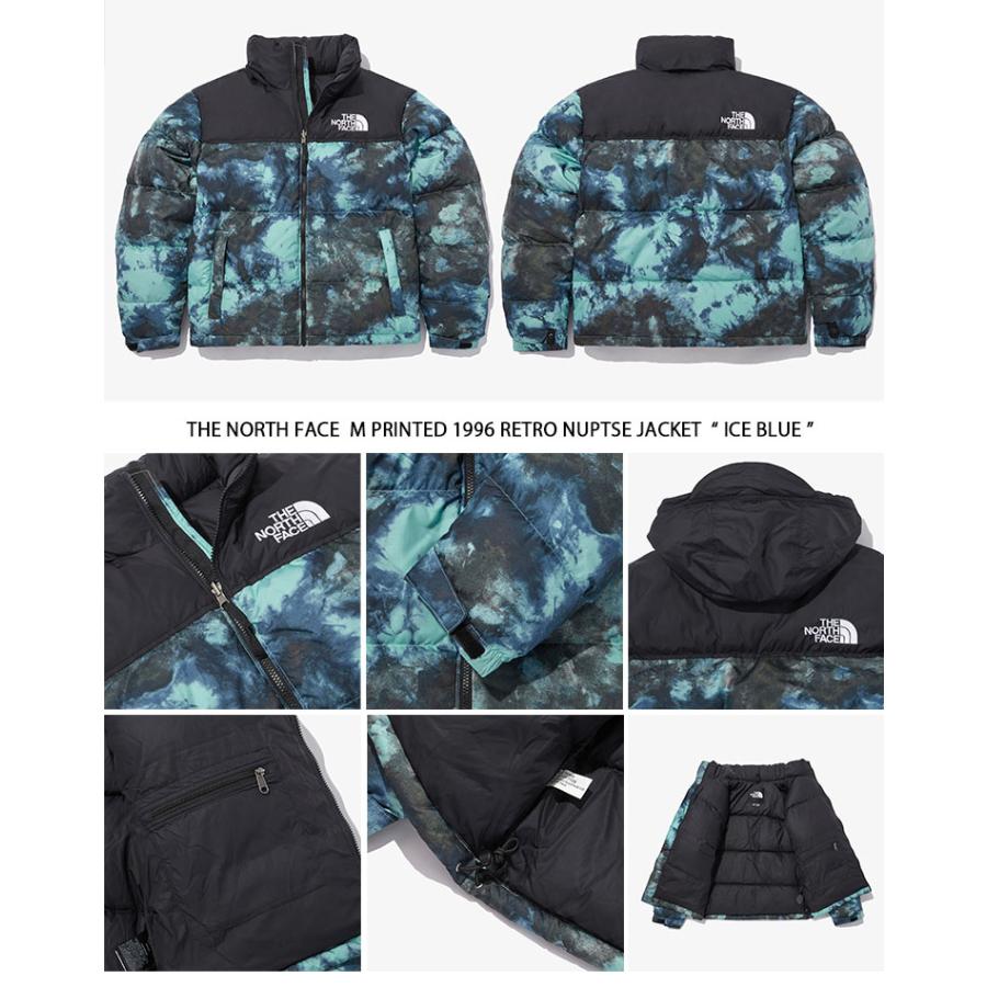 THE NORTH FACE ノースフェイス ダウンジャケット M PRINTED 1996 RETRO NUPTSE JACKET ダウン ジャケット ヌプシダウン プリント OLIVE BLUE CAMO NJ1DN91A/B/C｜snkrs-aclo｜08