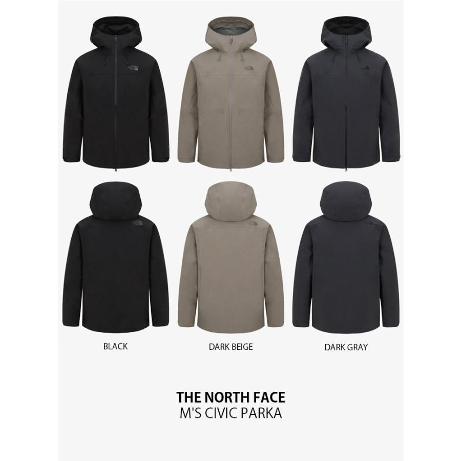 THE NORTH FACE ノースフェイス ナイロンジャケット M'S CIVIC PARKA シビック パーカー ジャケット フーディ フード付き ロゴ メンズ レディース NJ2HS01A/B/Cの画像