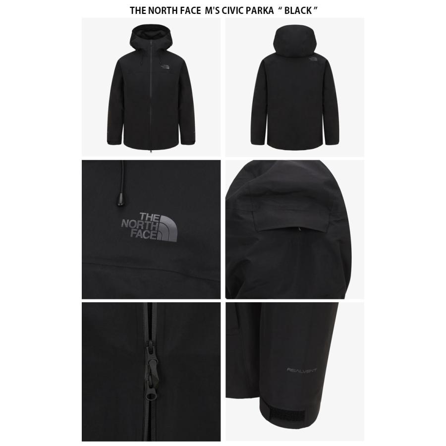THE NORTH FACE ノースフェイス ナイロンジャケット M'S CIVIC PARKA シビック パーカー ジャケット フーディ フード付き ロゴ メンズ レディース NJ2HS01A/B/Cの画像