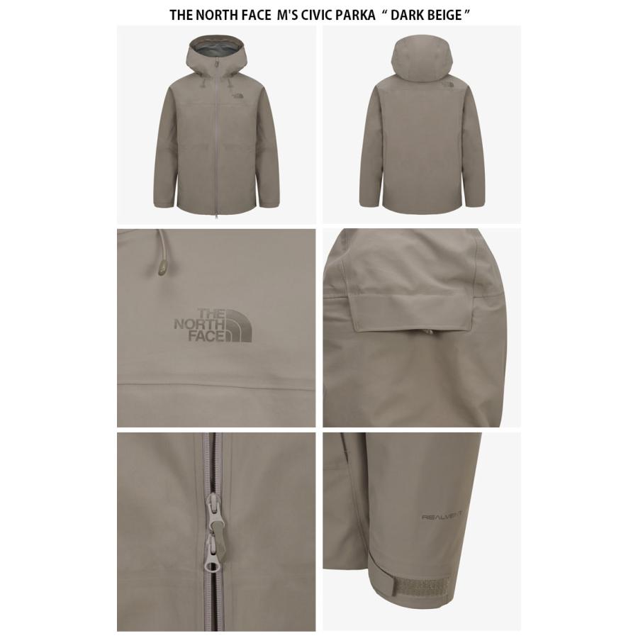 THE NORTH FACE ノースフェイス ナイロンジャケット M'S CIVIC PARKA シビック パーカー ジャケット フーディ フード付き ロゴ メンズ レディース NJ2HS01A/B/Cの画像