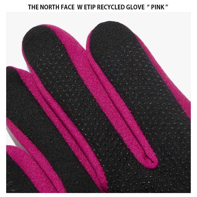 THE NORTH FACE ノースフェイス レディース 手袋 W ETIP RECYCLED GLOVE ウィメンズ リサイクル グローブ てぶくろ 手ぶくろ ロゴ 女性用 NJ3GN72A/B/C｜snkrs-aclo｜05