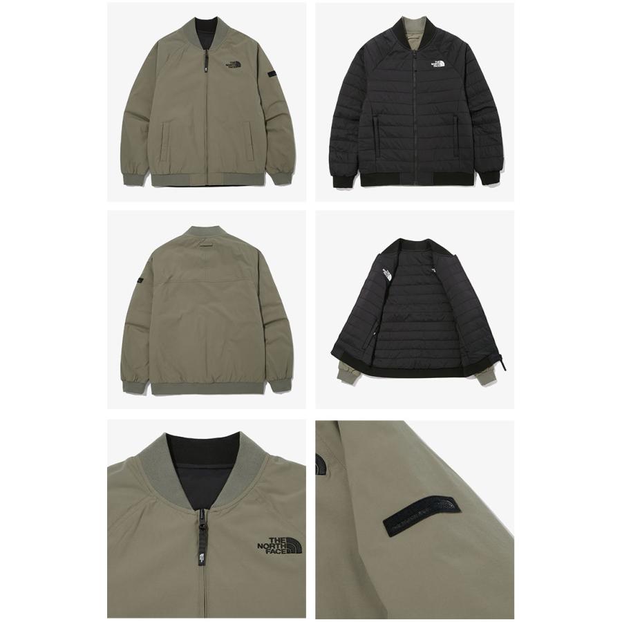 THE NORTH FACE ノースフェイス ボンバー ジャケット HEAT LINE RVS BOMBER リバーシブル ボンバー ジャケット MA1 NJ3NN01｜snkrs-aclo｜04