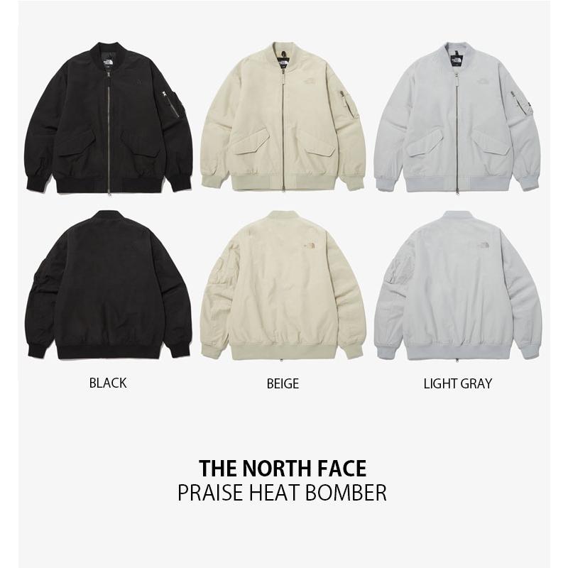 日本最大の THE NORTH FACE ノースフェイス ボンバージャケット PRAISE HEAT BOMBER ブルゾン MA-1 MA1 ノーカラージャケット ロゴ カジュアル NJ3NP01A/B/C NJ3NP53A/B/C