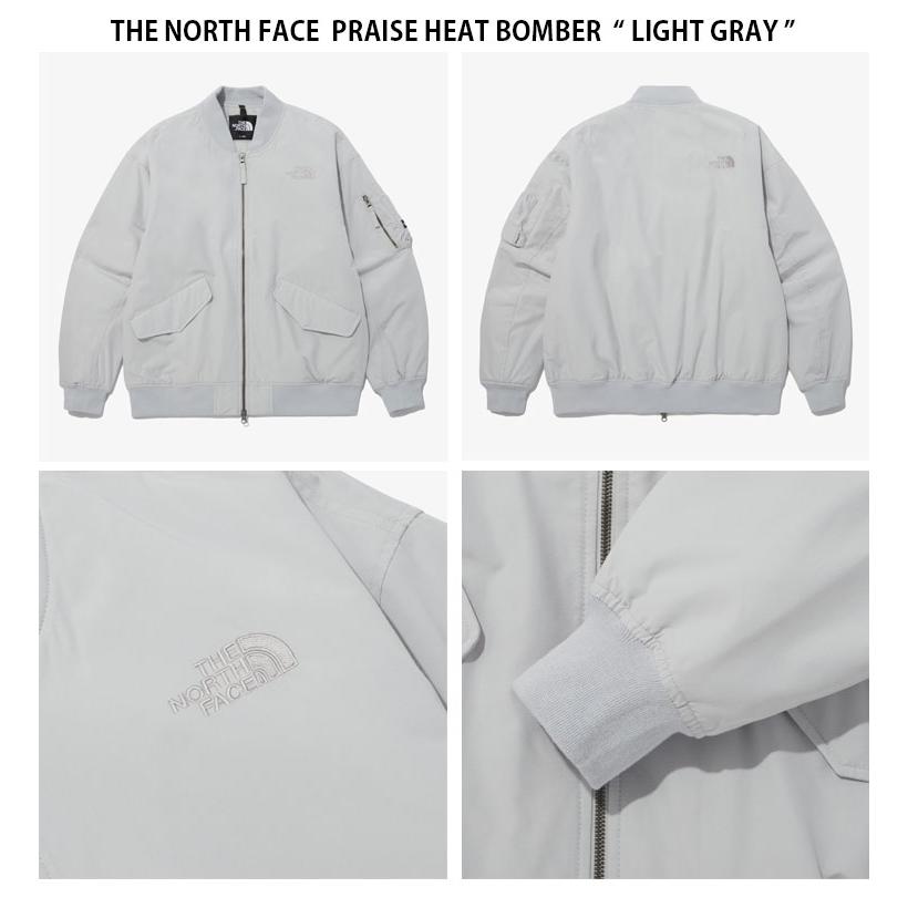 新品入荷 THE NORTH FACE ノースフェイス ボンバージャケット PRAISE HEAT BOMBER ブルゾン MA-1 MA1 ノーカラージャケット ロゴ カジュアル NJ3NP01A/B/C NJ3NP53A/B/C