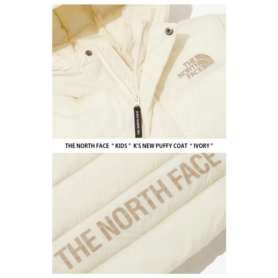 THE NORTH FACE ノースフェイス キッズ パディングジャケット K'S NEW PUFFY COAT ニュー パフィー コート ブラック  アイボリー ピンク 子供用 NJ3NP50S/T/U