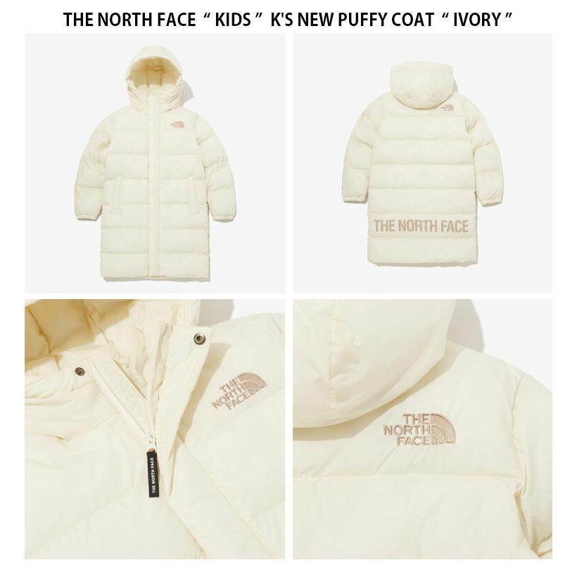 THE NORTH FACE ノースフェイス キッズ パディングジャケット K'S NEW PUFFY COAT ニュー パフィー コート ブラック  アイボリー ピンク 子供用 NJ3NP50S/T/U
