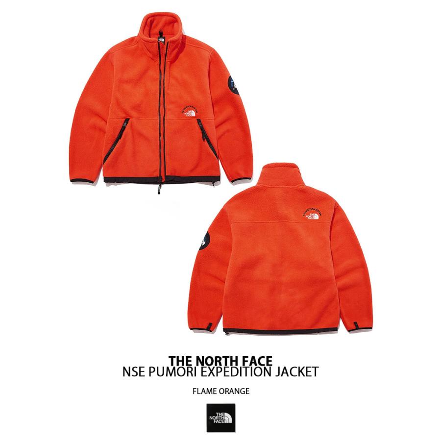 THE NORTH FACE ノースフェイス フリース NSE PUMORI EXPEDITION JACKET ボアフリース ジャケット ボア ボアジャケット BLUE ORANGE ロゴ ストリート NJ4FL60A/B｜snkrs-aclo｜08