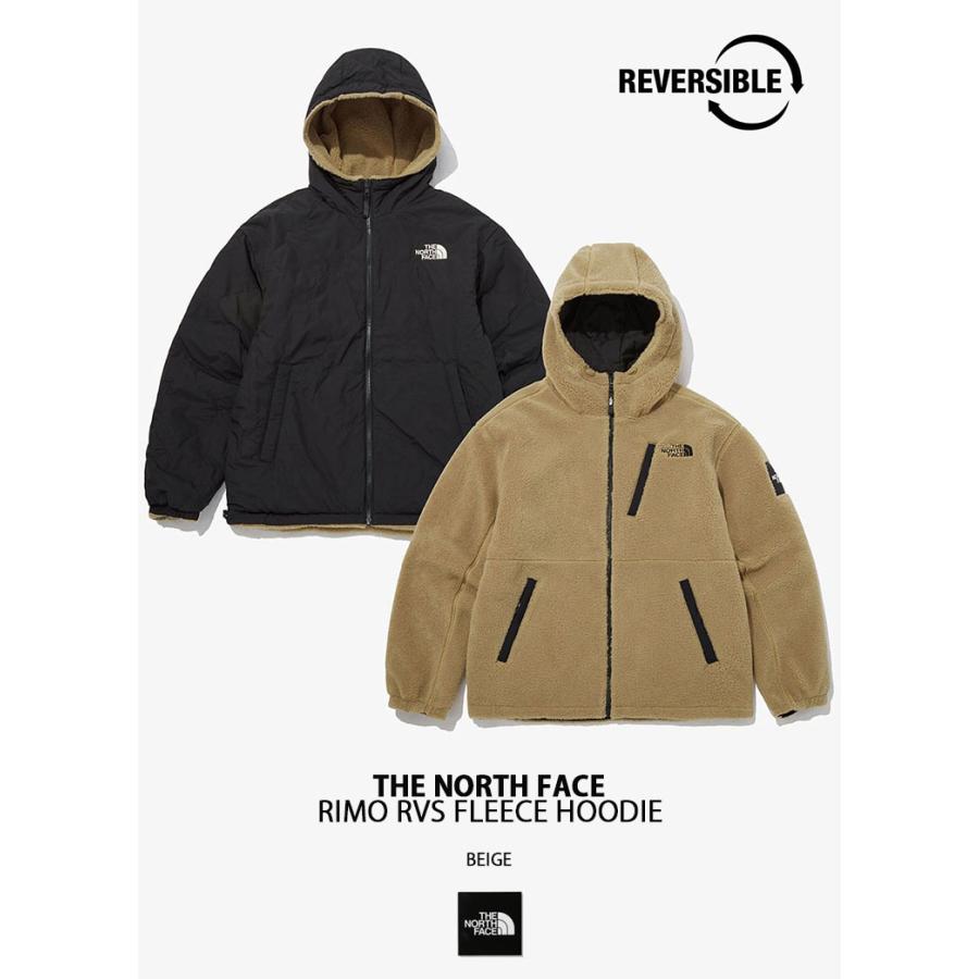 THE NORTH FACE ノースフェイス フリースジャケット RIMO RVS FLEECE HOODIE リバーシブル フリース ボアフリース  ジャケット WHITELABEL NJ4FP54K/J NJ4FN54