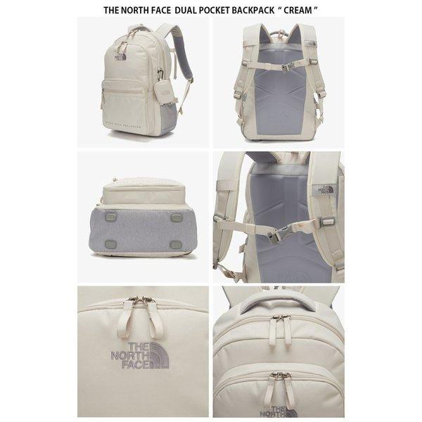 送料無料 ザノースフェイス DUAL POCKET BACKPACK クリーム THE NORTH FACE（ザ ノースフェイス） ノースフェイス バックパック