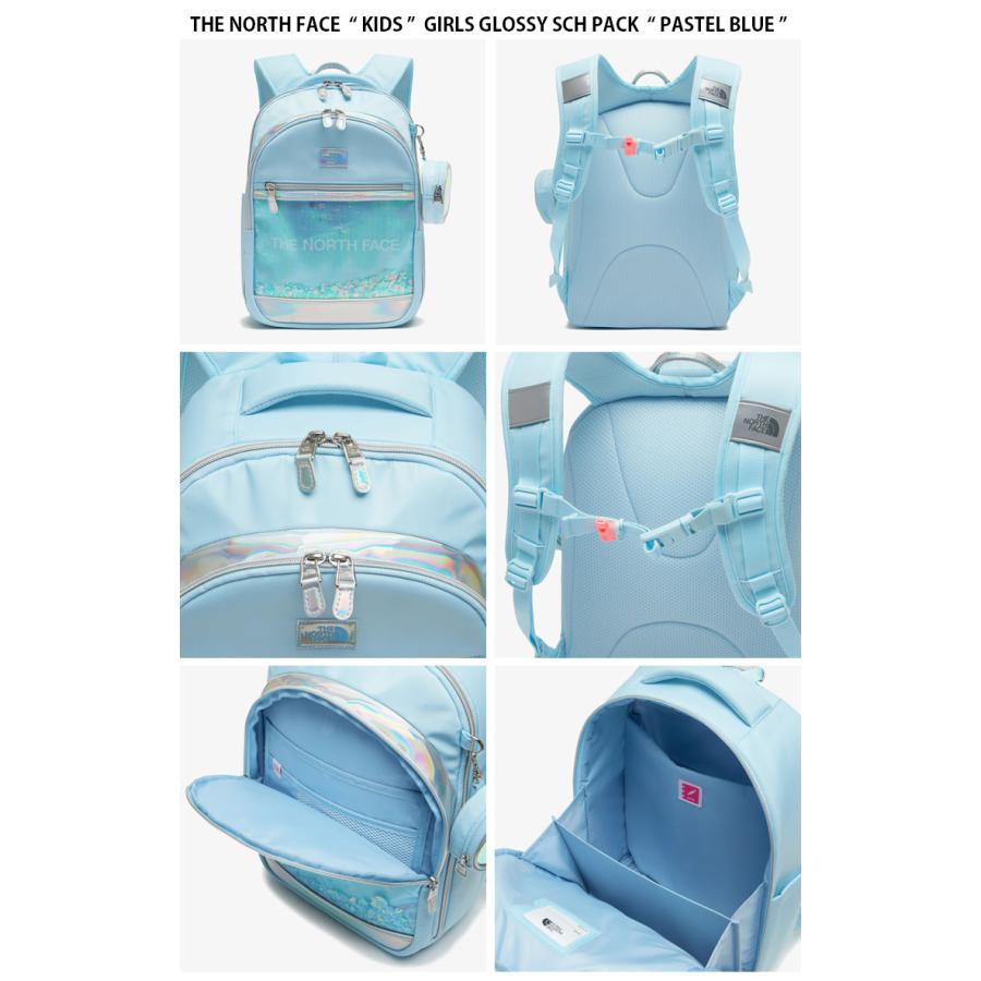 THE NORTH FACE ノースフェイス キッズ リュック GIRLS GLOSSY SCH PACK ガールズ グロッシー スクール パック  リュックサック バッグ 子供用 NM2DP03R/S/T