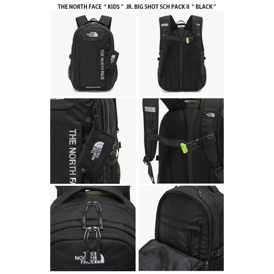 THE NORTH FACE ノースフェイス キッズ リュック JR. BIG SHOT SCH PACK II ジュニア ビッグ ショット スクール パック バックパック 子供用 NM2DP05R/S/T/U｜snkrs-aclo｜06