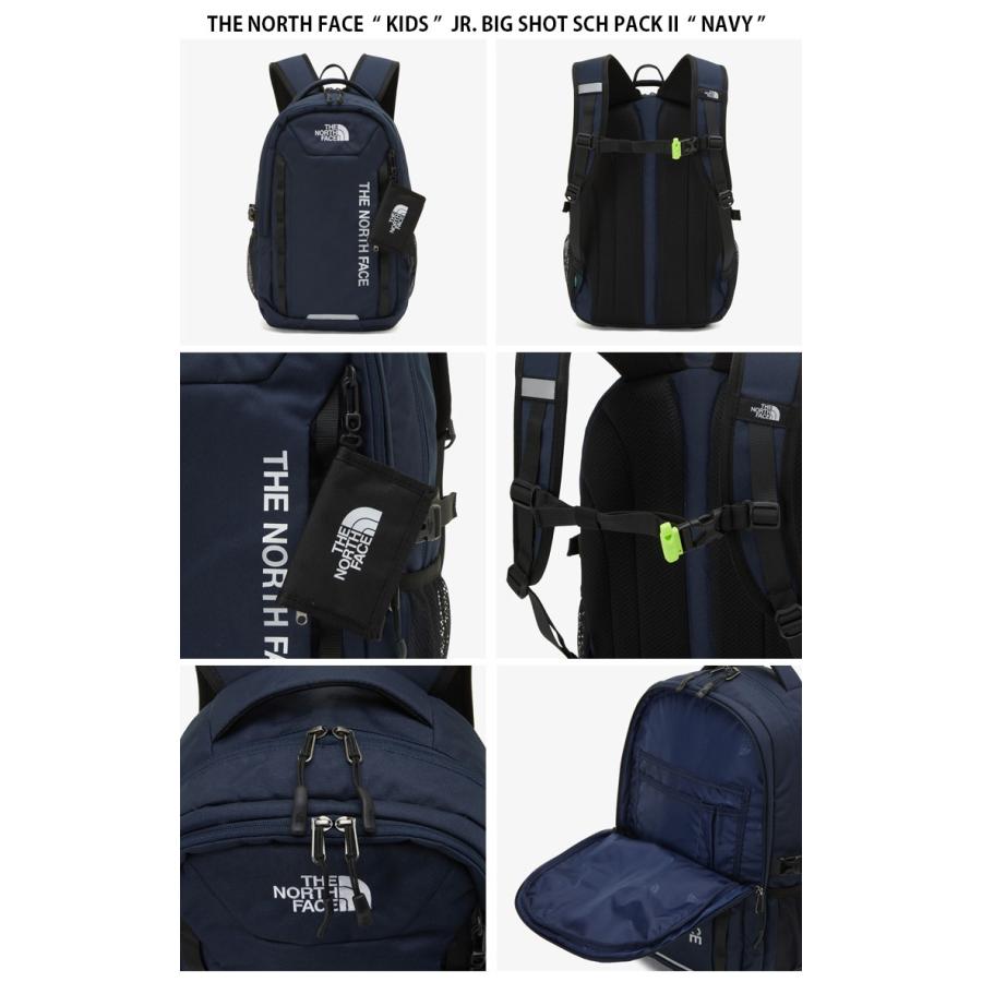 THE NORTH FACE ノースフェイス キッズ リュック JR. BIG SHOT SCH PACK II ジュニア ビッグ ショット スクール パック バックパック 子供用 NM2DP05R/S/T/U｜snkrs-aclo｜08