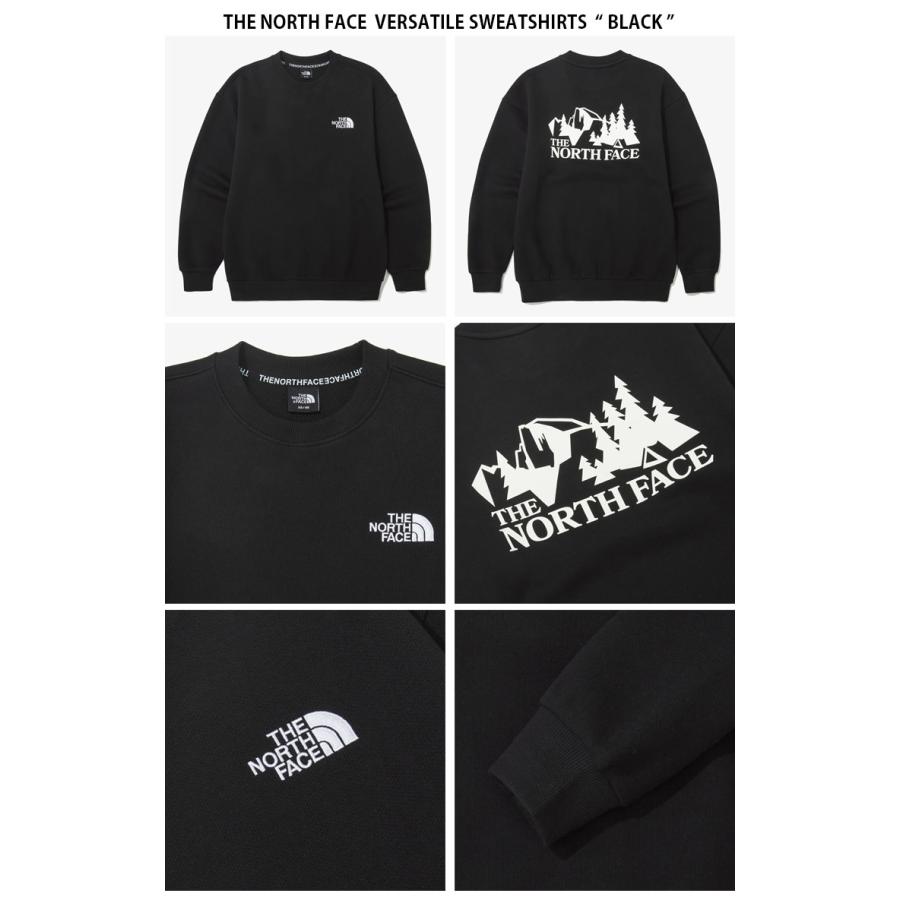 THE NORTH FACE ノースフェイス スウェット VERSATILE SWEATSHIRTS バーサタイル スウェットシャツ トレーナー 長袖 カットソー カジュアル NM5MN53A/C/D｜snkrs-aclo｜03