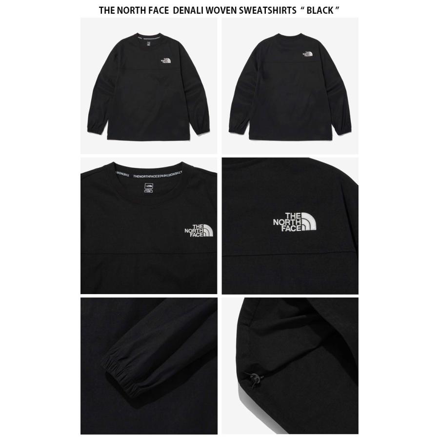 THE NORTH FACE ノースフェイス スウェット DENALI WOVEN SWEATSHIRTS ウーブン スウェットシャツ トレーナー メンズ レディース 男性用 女性用 NM5MN54A/B/C|snkrs-aclo|04