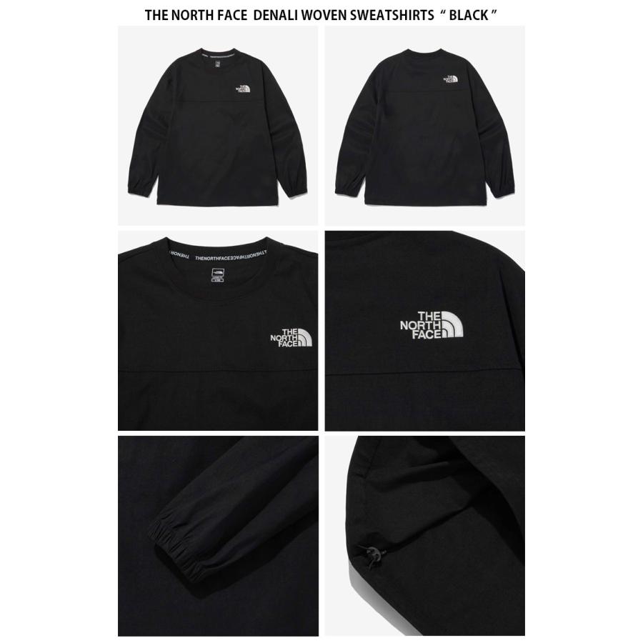 THE NORTH FACE ノースフェイス スウェット DENALI WOVEN SWEATSHIRTS ウーブン スウェットシャツ トレーナー メンズ レディース 男性用 女性用 NM5MN54A/B/C｜snkrs-aclo｜04