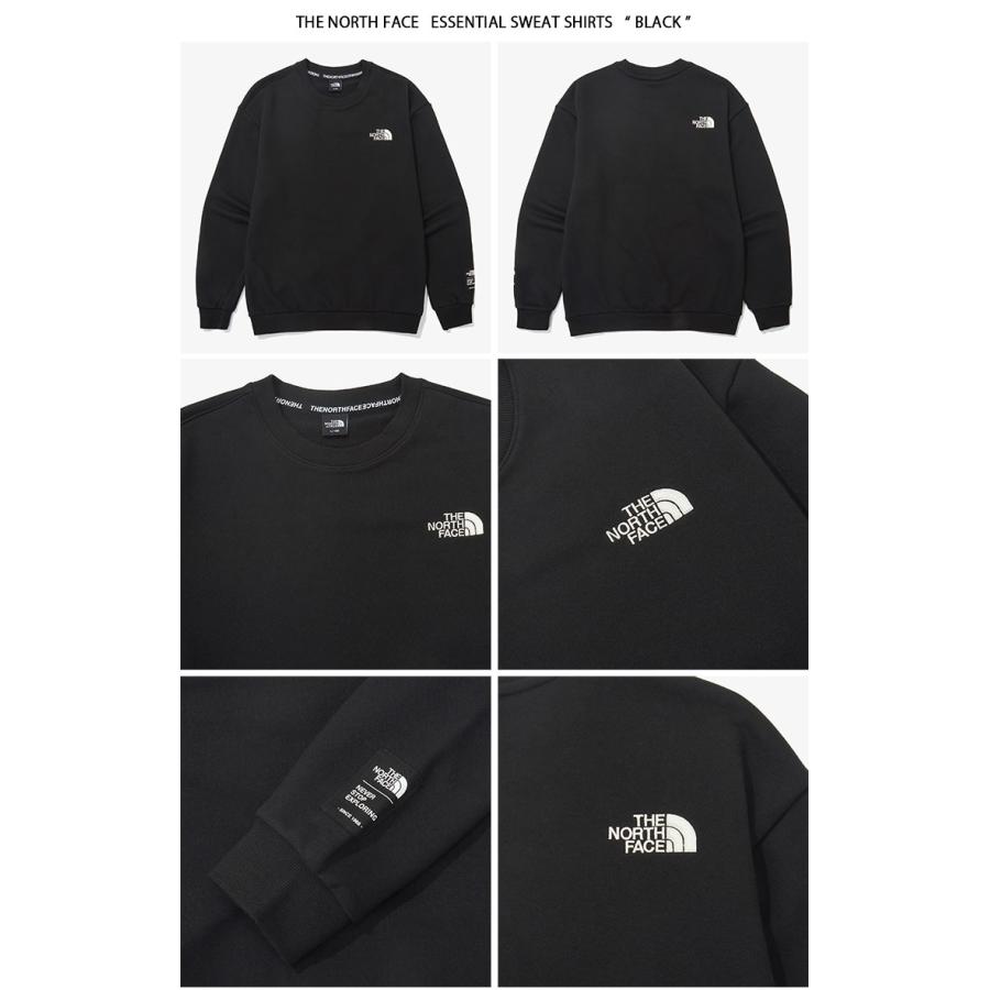 THE NORTH FACE ノースフェイス スウェット ESSENTIAL SWEATSHIRTS エッセンシャル スウェットシャツ トレーナー OATMEAL GRAY BLACK KHAKI  NM5MN55｜snkrs-aclo｜05