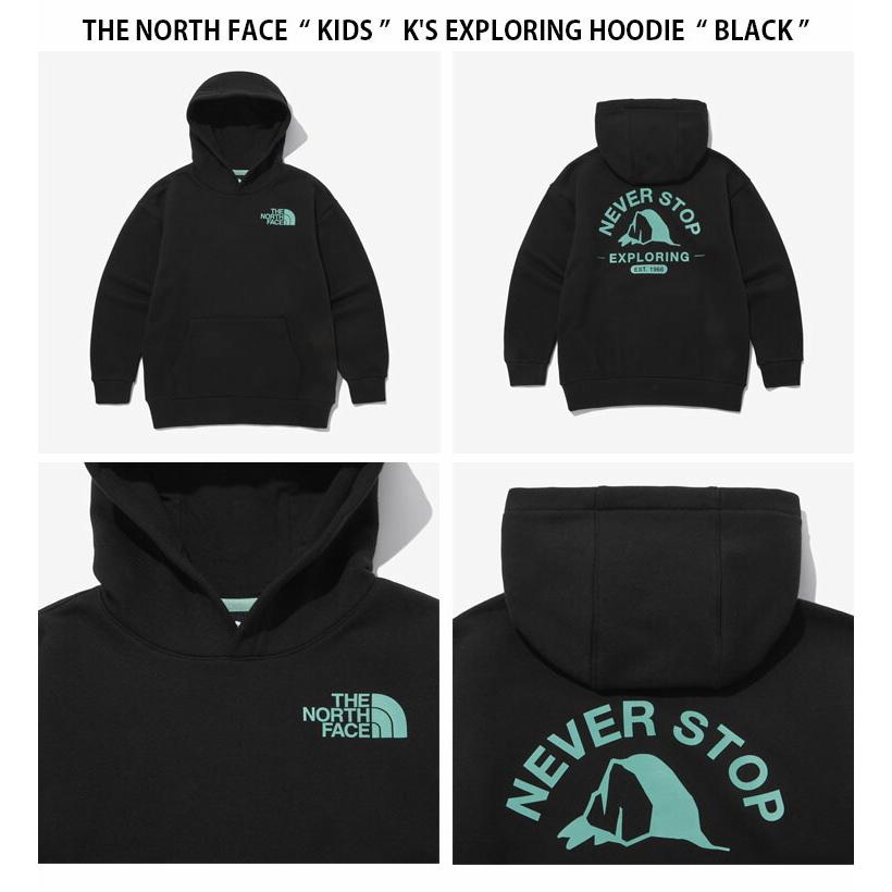 THE NORTH FACE ノースフェイス キッズ パーカー K'S EXPLORING HOODIE エクスプローリング フーディ 長袖 フード プルオーバー ロゴ 子供用 NM5PN59S/T/U｜snkrs-aclo｜04