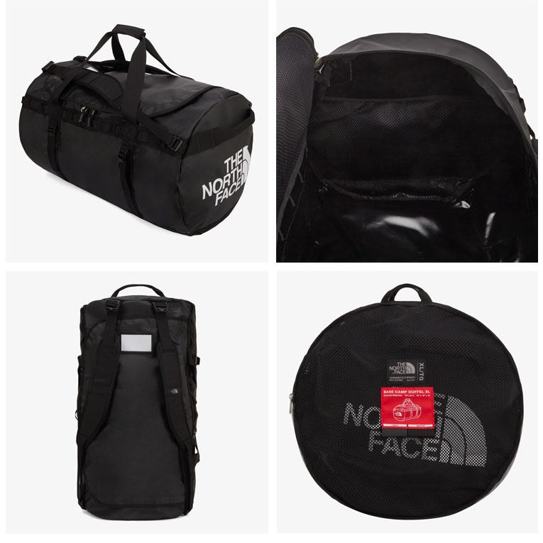 THE NORTH FACE ブラック ダッフルバッグ THE NORTH FACE（ザ ノースフェイス） ノースフェイス カーゴバッグ