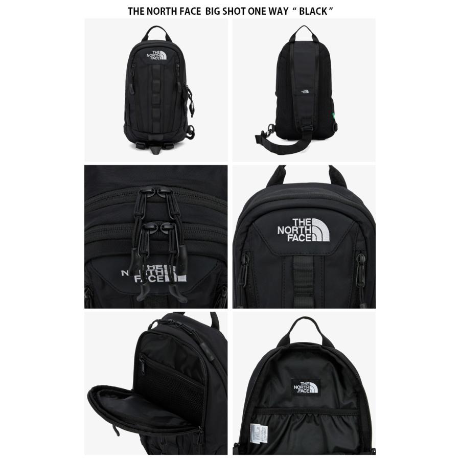 THE NORTH FACE ノースフェイス ショルダーバッグ BIG SHOT ONE WAY ビッグ ショット ワンウェイ ショルダーポーチ 肩掛け ロゴ メンズ レディース NN2PQ11A/B/C｜snkrs-aclo｜06