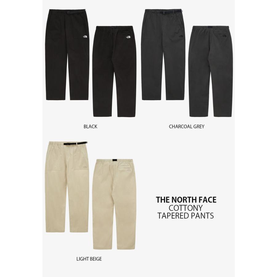 THE NORTH FACE ノースフェイス テーパードパンツ COTTONY TAPERED PANTS コットニー テーパード パンツ 長ズボン ロゴ メンズ レディース NP6NQ01J/K/L｜snkrs-aclo｜05